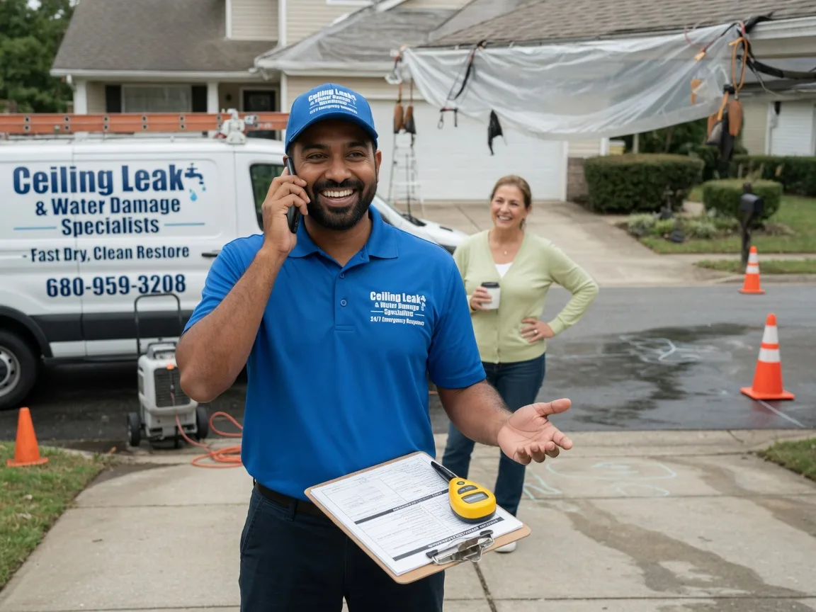Ceiling Leak Cleanup Knox City, TX FAQs